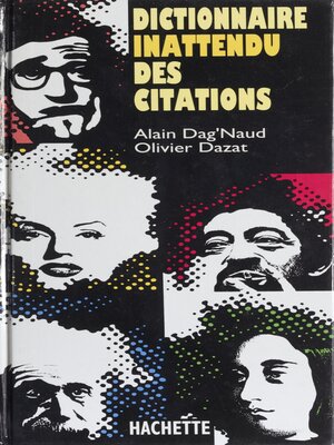 cover image of Dictionnaire inattendu des citations